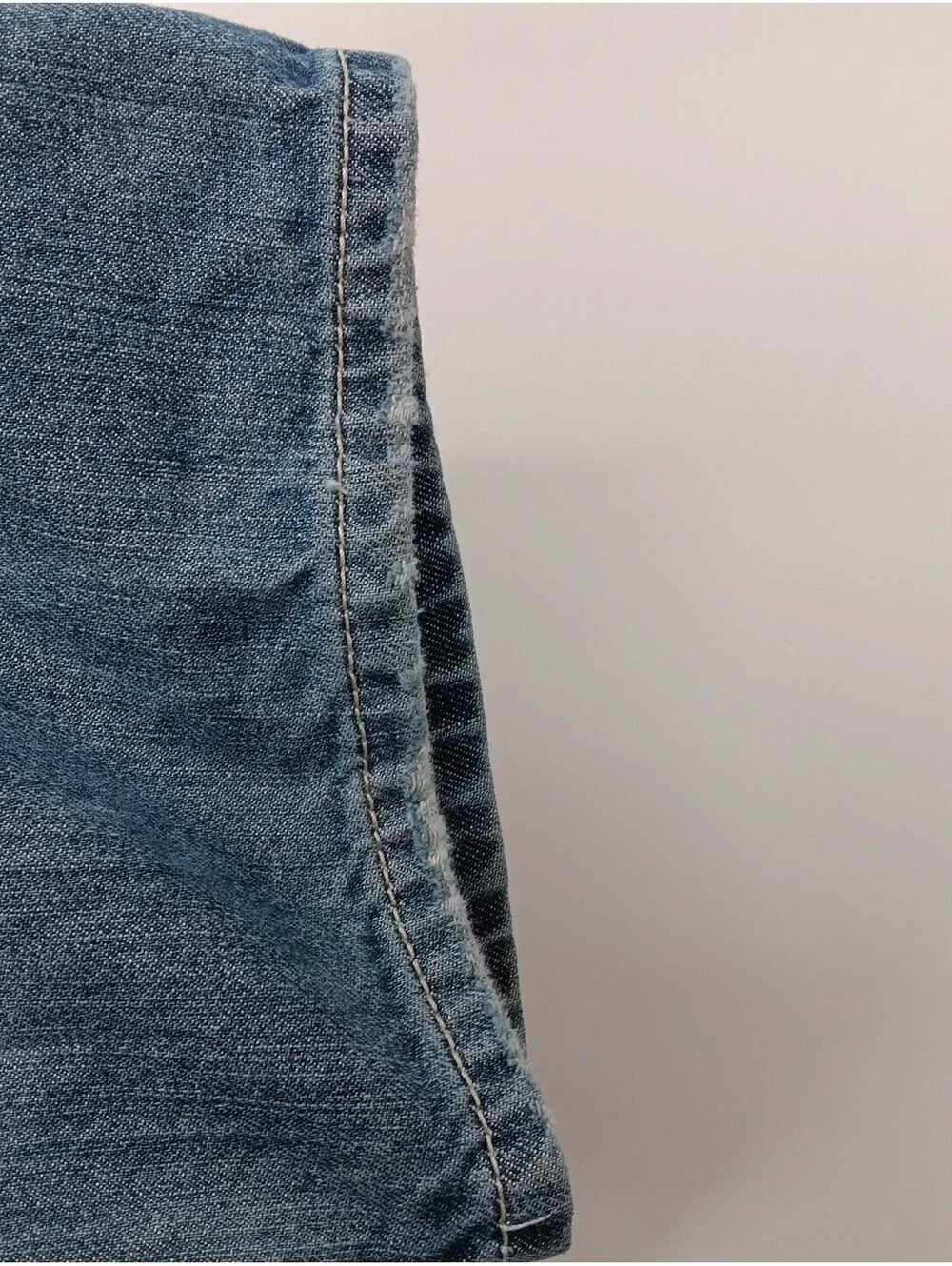 Flypaper Jeans Mens 34×32 Blue Denim Distressed Straight Y2K Casual Medium Wash